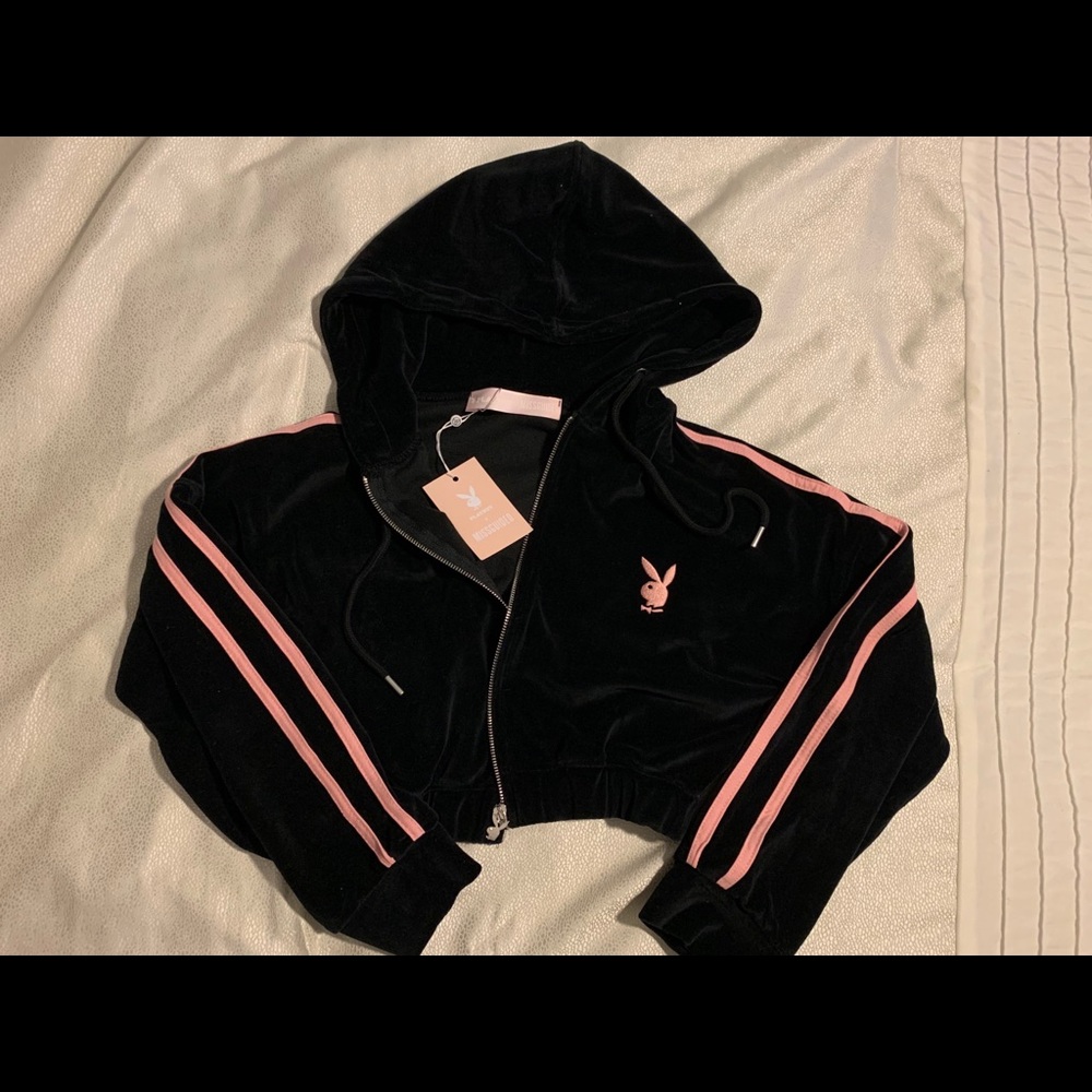 Cropped PLAYBOY HOODIE